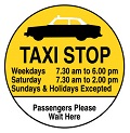 For taxis only