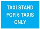 For taxis only