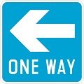 One way street starting from this sign
