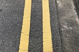 Double yellow lines
