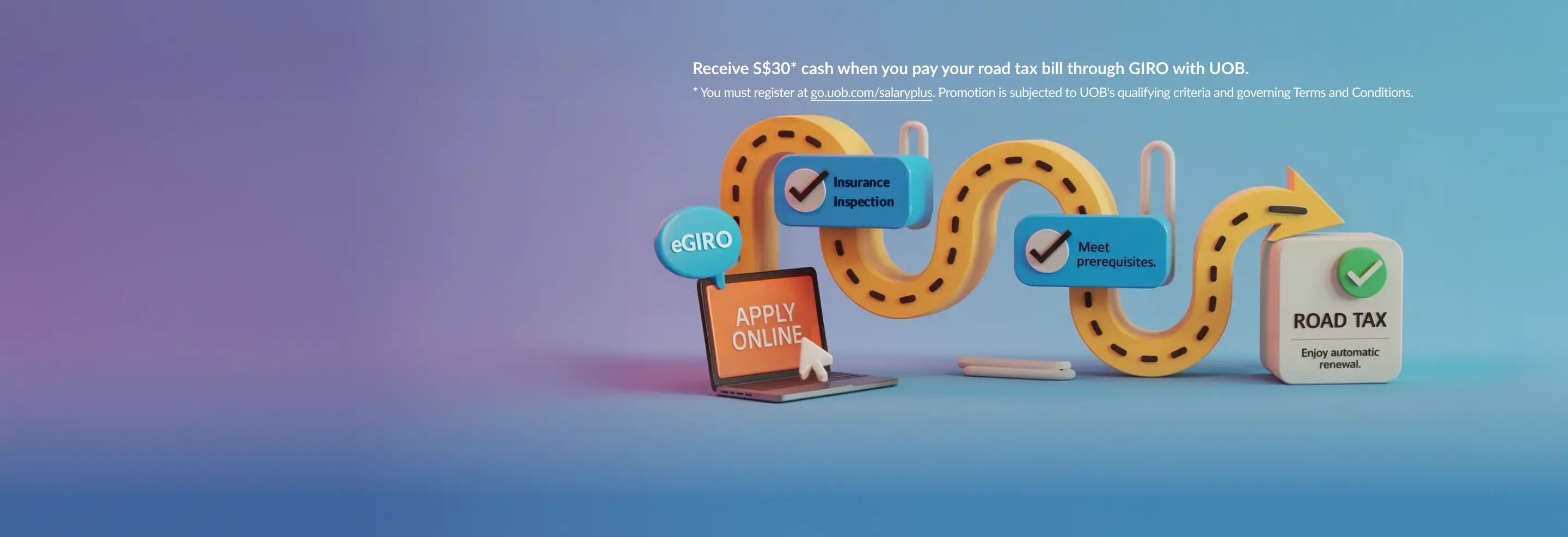 Enjoy Automatic Road Tax Renewals with eGIRO