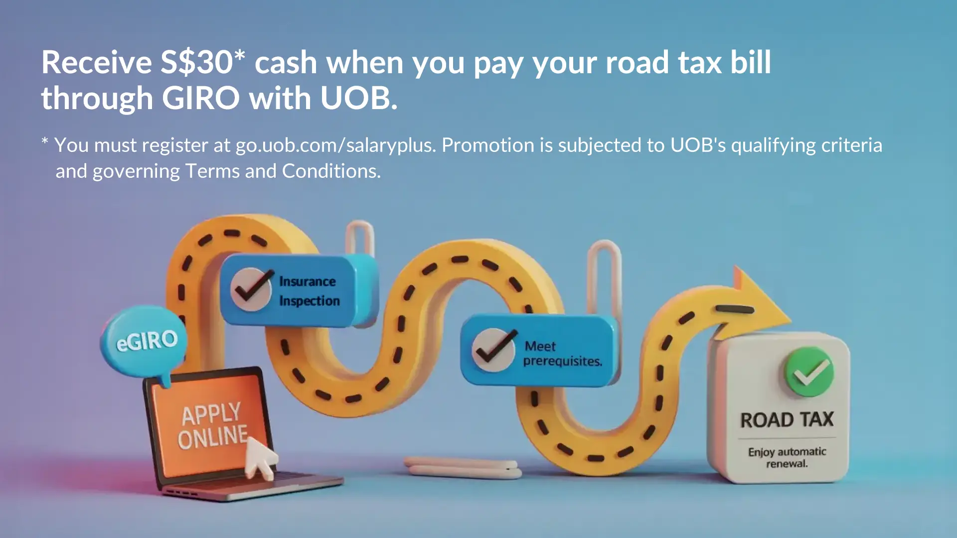 Enjoy Automatic Road Tax Renewals with eGIRO