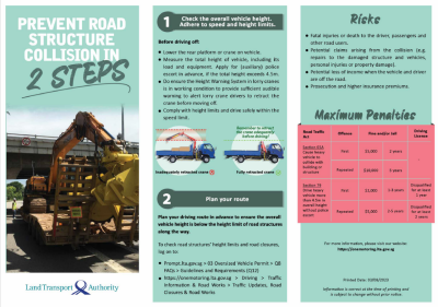 Brochure: Prevent Road Structure Collision in 2 Steps