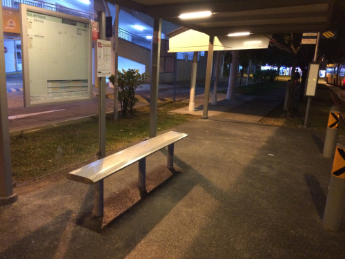 Arm Rests at Bus Stops