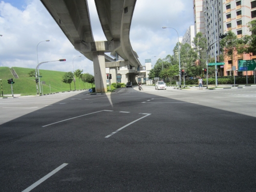 Right-turning pockets