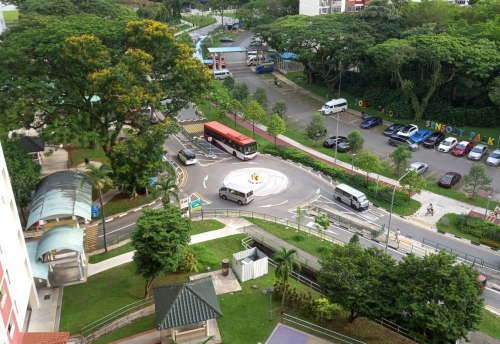 Roundabout at Lor 5 Toa Payoh 