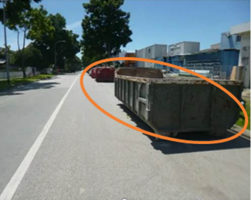 Obstruction on public road