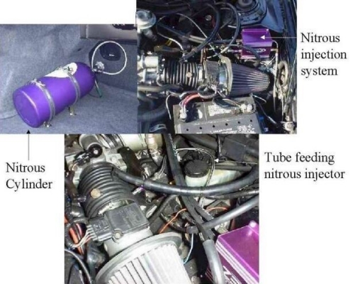 Nitrous injection devices