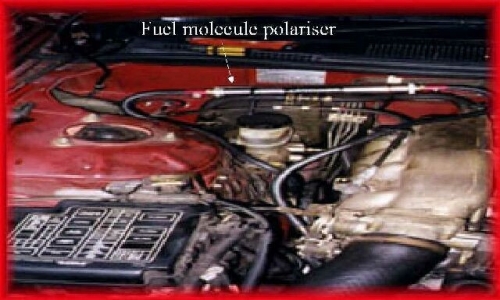 Fuel molecule polarisers