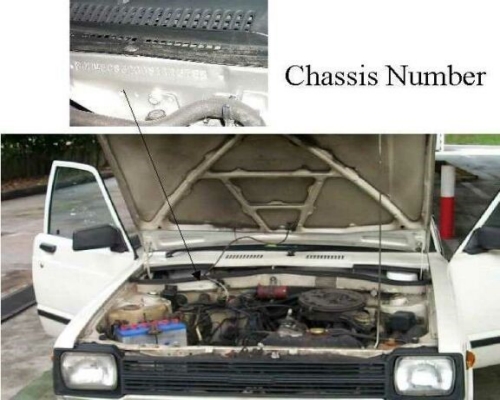 Chassis Chassis Number